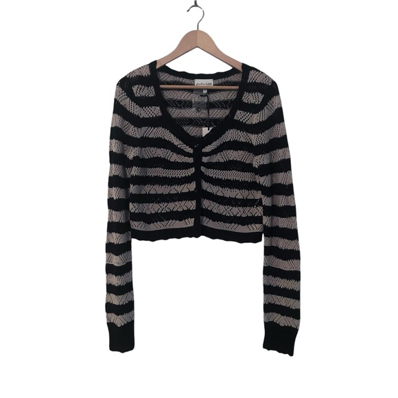 NWT Freshman 1996 Women’s Tan and Black Striped Outfit Size L - Picture 4 of 7